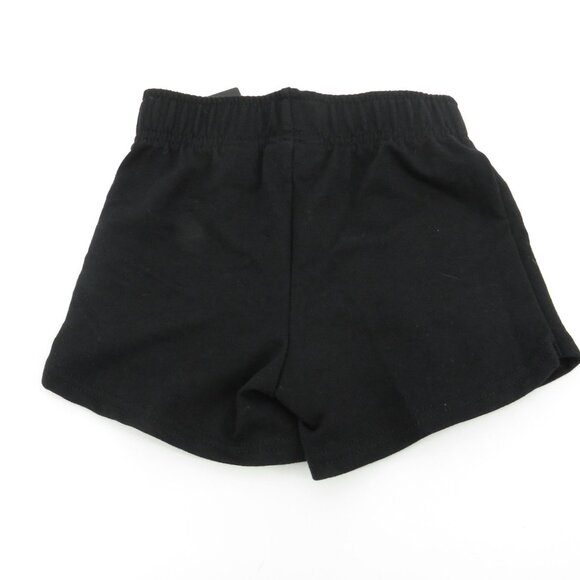 Converse Girls Black All Star Shorts Size 4 Cotton Blend Elastic Waist NWT - Picture 3 of 3